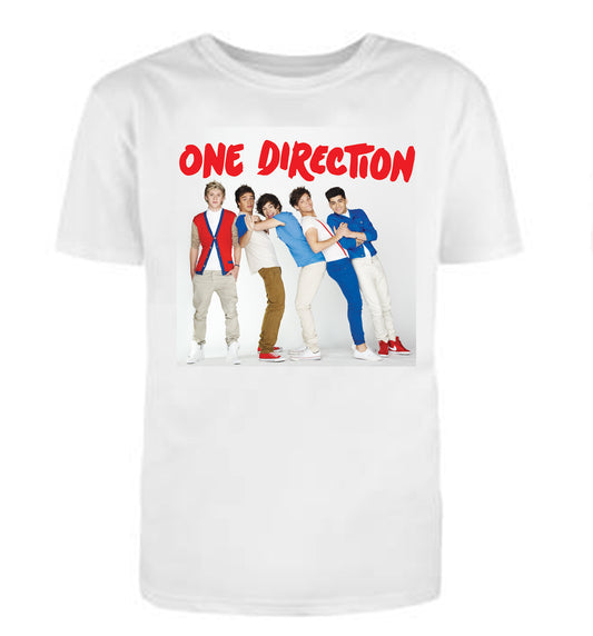 Playera blanca 1D Friends  tallas UNISEX