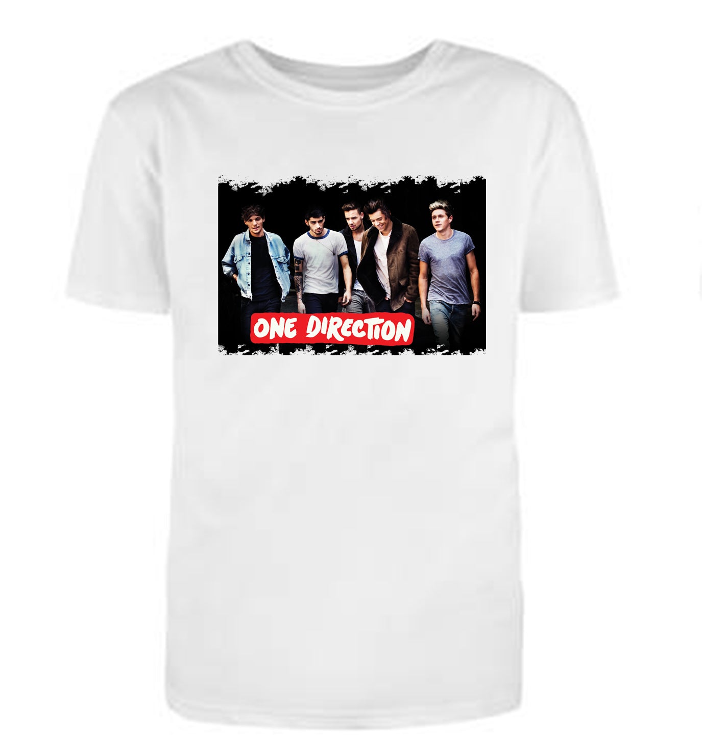 Playera blanca MIDNIGHT tallas UNISEX