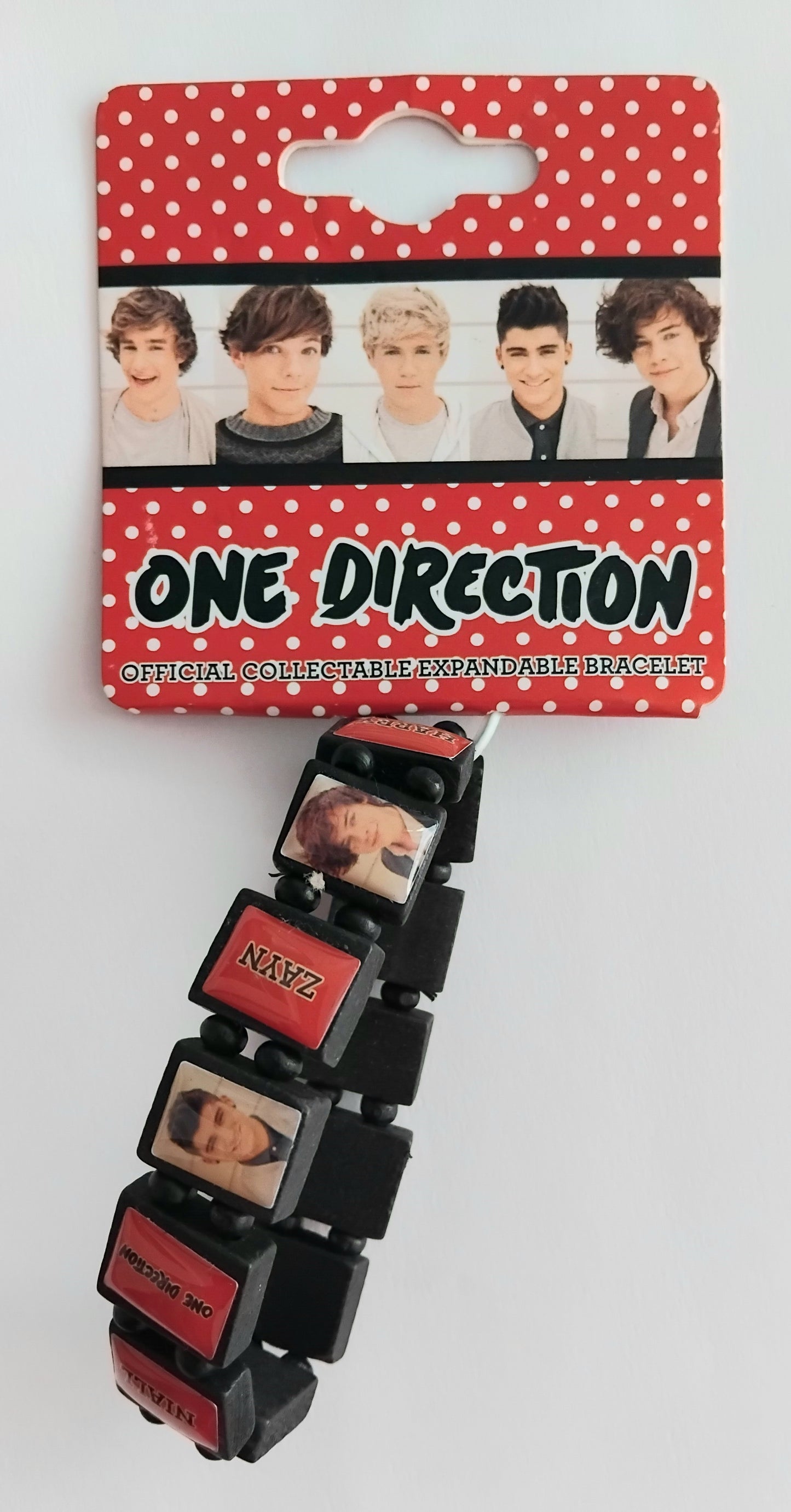 Pulsera madera 1D negro/rojo (pocos)