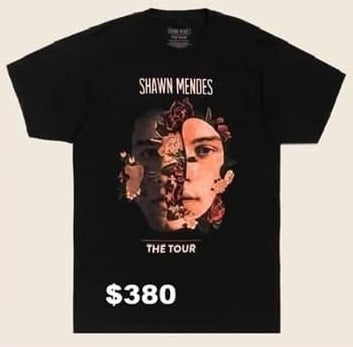 Playera Shawn Mendes