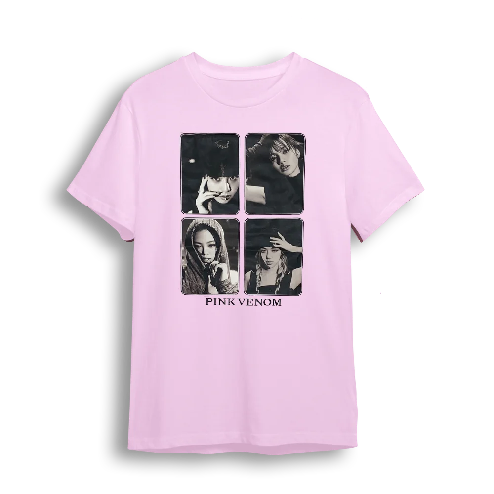 Playera Pink Venom Photo Grid